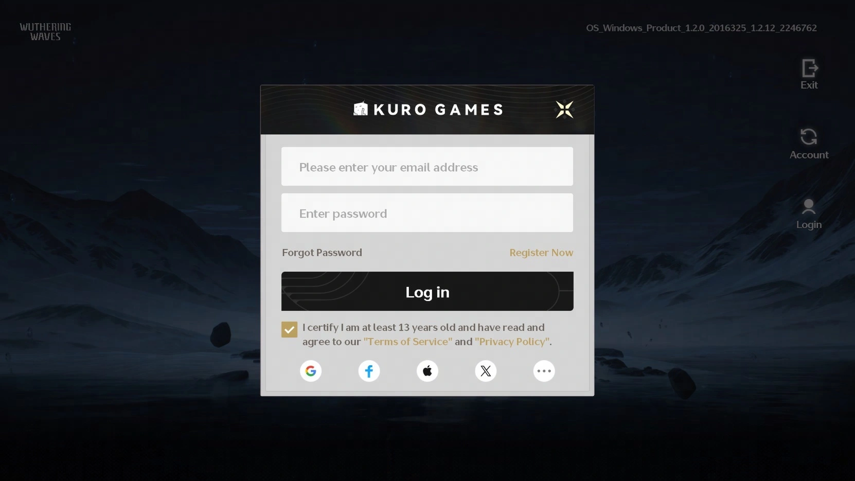 Wuthering Waves Login top up procedures 1