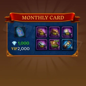 Monthly Card | Evony: The King's Return 