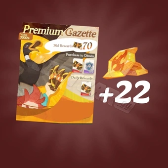 Premium Gazette + 22 Crystals