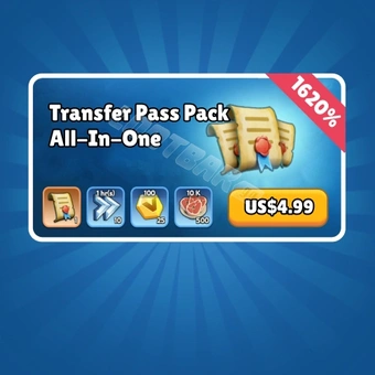 Transfer Pass Pack All-In-One