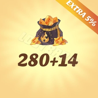 280+14 Dragon Crystals