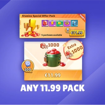 11,99 Paquetes Estándar | Last War: Survival