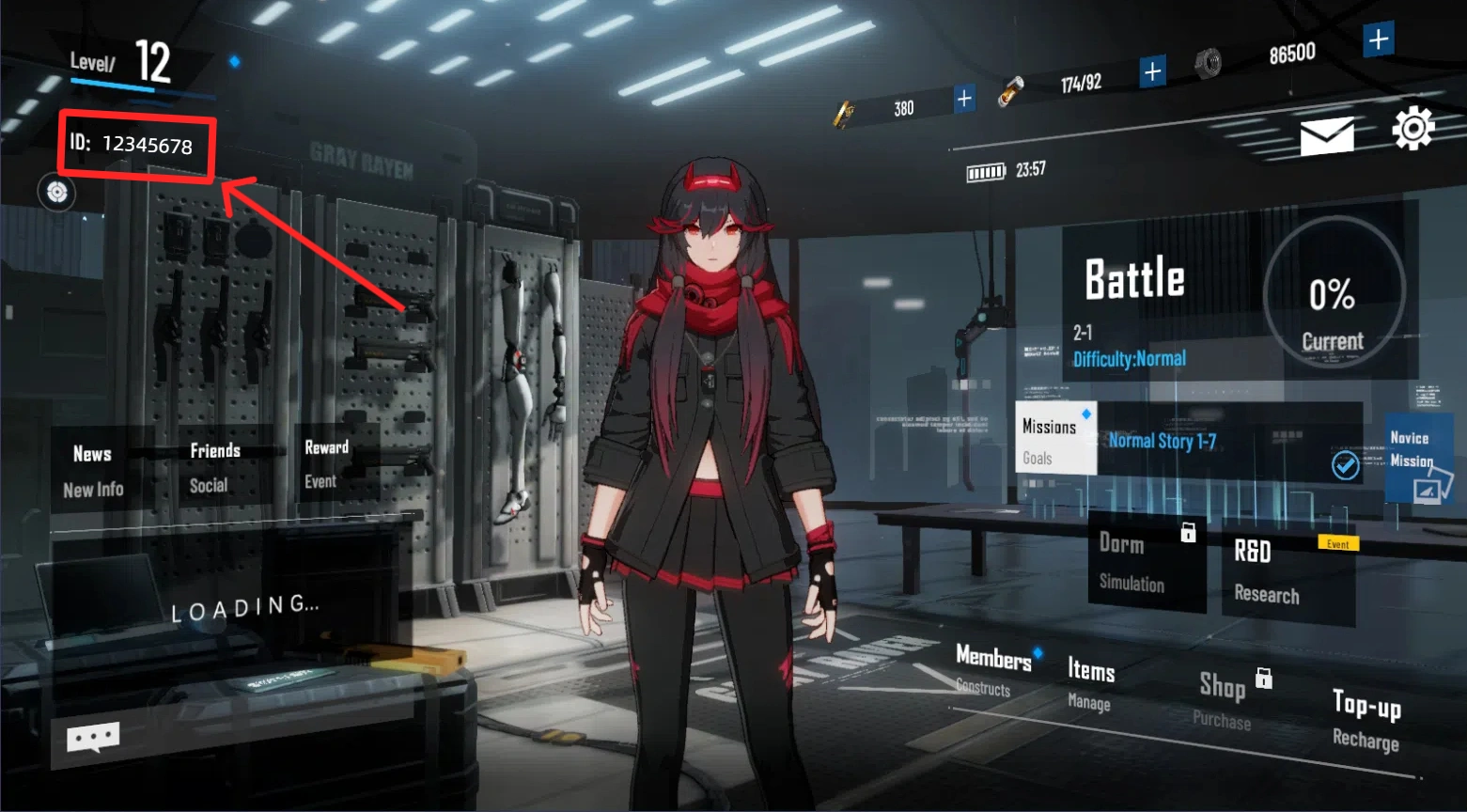 punishing gray raven UID