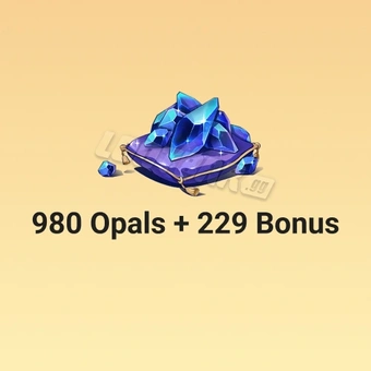 980 Opals + 229 Bonus