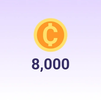 8000 Coins | StarMaker