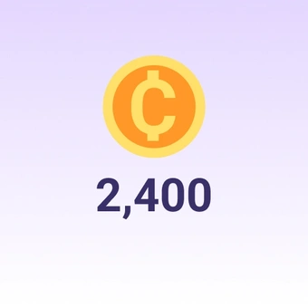2400 Coins | StarMaker
