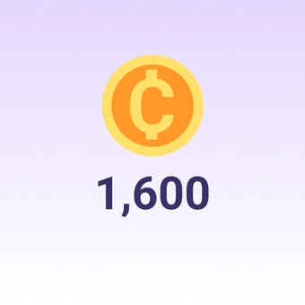 1600 Coins | StarMaker