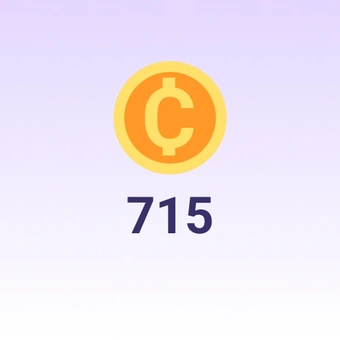715 Coins | StarMaker