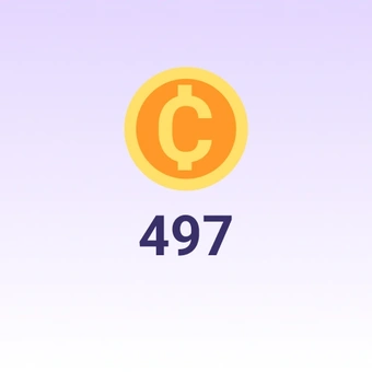 497 Coins | StarMaker