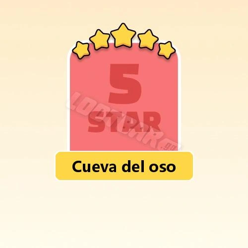 Cueva del oso
5 Stars Set17-7 | MONOPOLY GO!