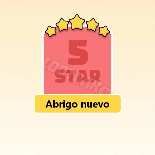 Abrigo nuevo
5 Stars Set20-6 | MONOPOLY GO!
