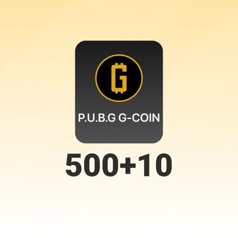 500+10 G-Coin | P.U.B.G G-Coin