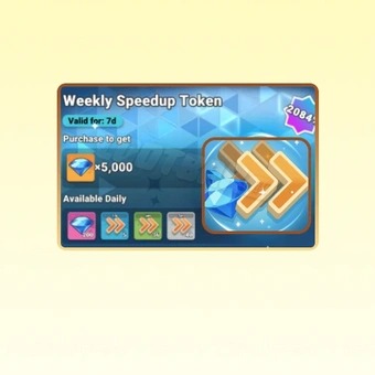 Еженедельный жетон ускорения | Land of Jail