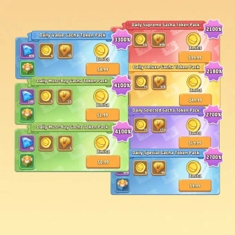 ガチャトークンパック オールインワン | トップヒーローズ: キングダムサーガ