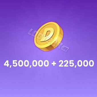 4500000 + 225000 monete | Dazz Live