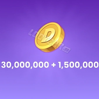 30000000 + 1500000 monete | Dazz Live