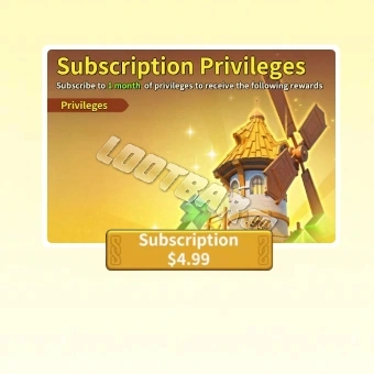 Subscription Privileges | Fate War