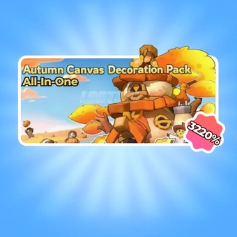 Packs de Decoración de Lienzo de Otoño Todo en Uno | King Shot
