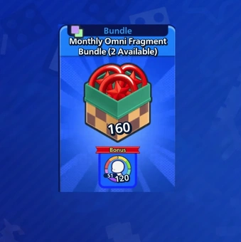 Paquete Mensual de Fragmentos Omni | Sonic Rumble