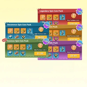 Пакет монет Spin Все-в-одном | Land of Jail