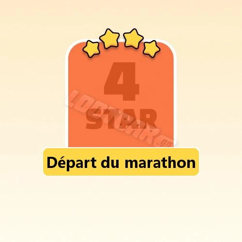 Départ du marathon
4 Stars Set19-1 | MONOPOLY GO!