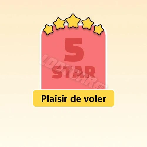 Plaisir de voler
5 Stars Set19-7 | MONOPOLY GO!