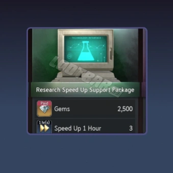 Package de soutien pour accélérer la recherche | Resident Evil Survival