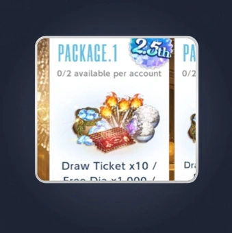 2.5th Anniversary Special Shop Package 1 | BrownDust2