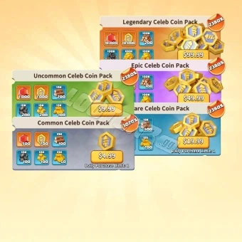 Celeb Coin Pack All-In-One | DW: Survival