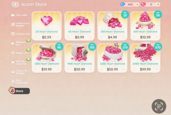 heartopia shop