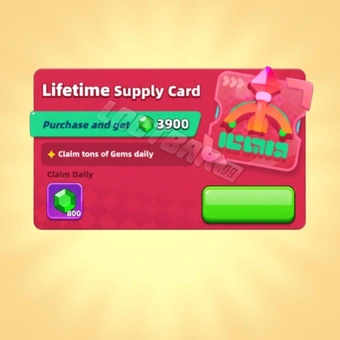 Carte d'approvisionnement à vie | Archero 2