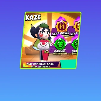 Новый Боец: KAZE | Brawl Stars