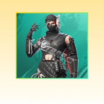 10 Volte Set Ninja Maschera Noh | PUBG MOBILE