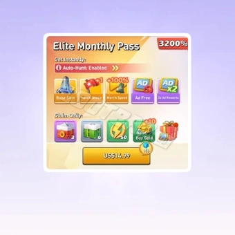 Elite-Monatspass | Top War: Battle Game