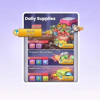 Tägliche Vorräte | Top War: Battle Game