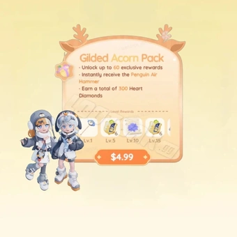Gilded Acorn Pack | Heartopia