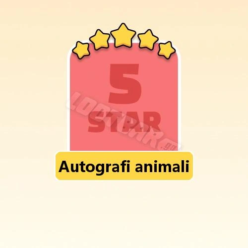 Autografi animali
5 Stars Set21-7 | MONOPOLY GO!