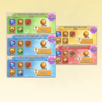 Golden Daily Marble Pack All-In-One | Top Heroes: Kingdom Saga