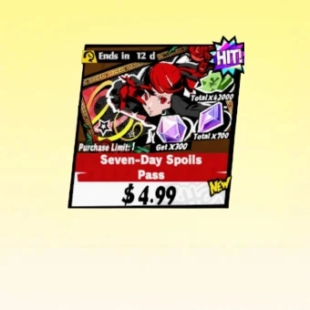 7日間のSpoilsパス | ペルソナ５: The Phantom X