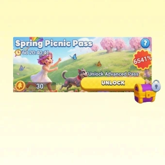 Весенний пикниковый пропуск - Продвинутый | Tiles Survive