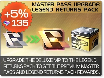 Upgrade MP (Legend Returns Pack) | Racing Master