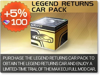 Legend Returns Car Pack | Racing Master