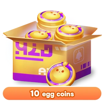 10 egg coins | Eggy Party