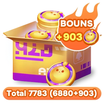 6880 egg coins | Eggy Party