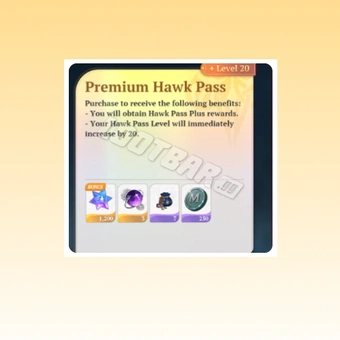 Pase Hawk Premium | The Seven Deadly Sins: Origin 