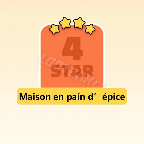 Maison en pain d’épice
4 Stars Set20-2 | MONOPOLY GO!