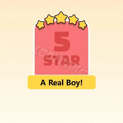 A Real Boy!
5 Stars Set18-9 | MONOPOLY GO!