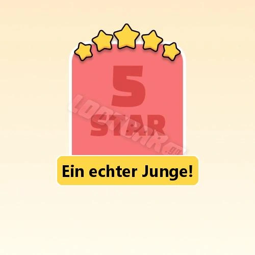 Ein echter Junge!
5 Stars Set18-9 | MONOPOLY GO!