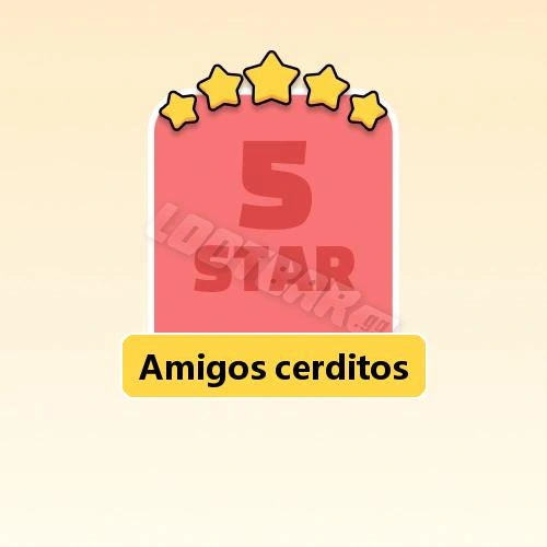 Amigos cerditos
5 Stars Set24-1 | MONOPOLY GO!