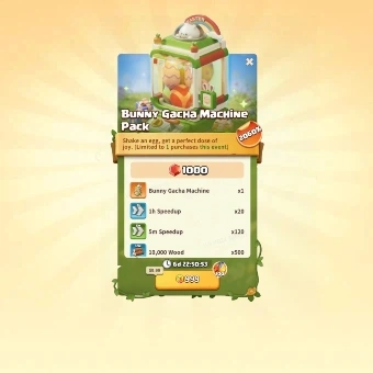 Bunny Gacha Machine Pack All-In-One | Dark War Survival